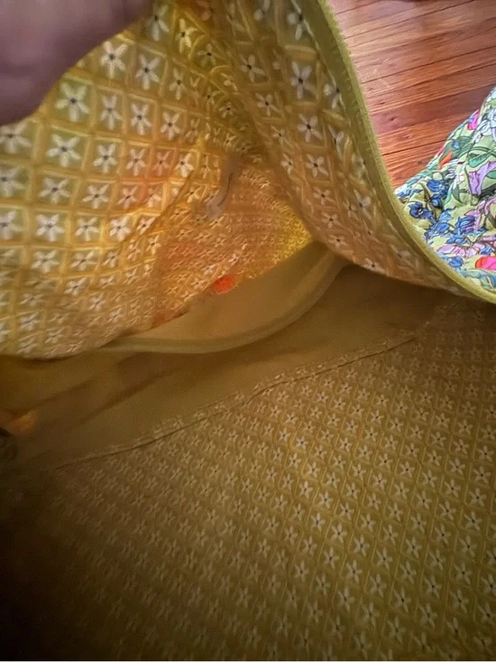 Vera Bradley small original duffle bag - green floral - Picture 4 of 8